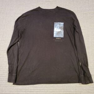 American Eagle Outfitters Charcoal Long Sleeve Tee